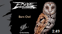Edge Sculpture Barn Owl Figure
