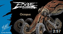 Edge Sculpture Octopus Figure