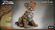 Edge Sculpture 2023 New Edition - Presenting ED46 & ED46W Lion Cub and White Lion Cub